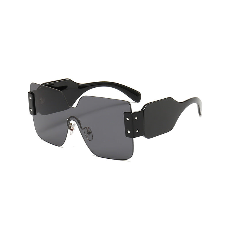 Wholesale PC Brown Large Frame Women's Sunglasses